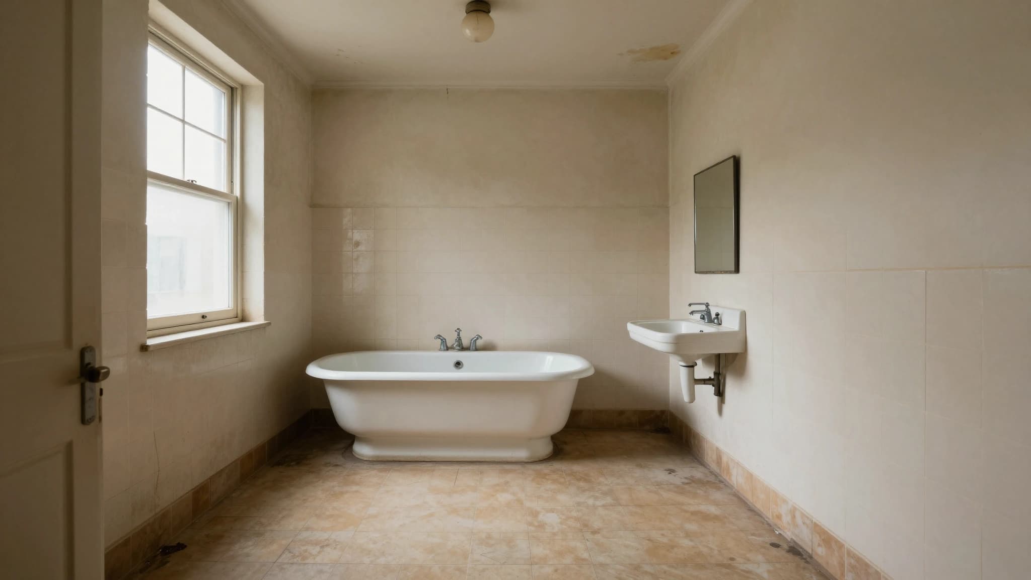 Original worn out bathroom